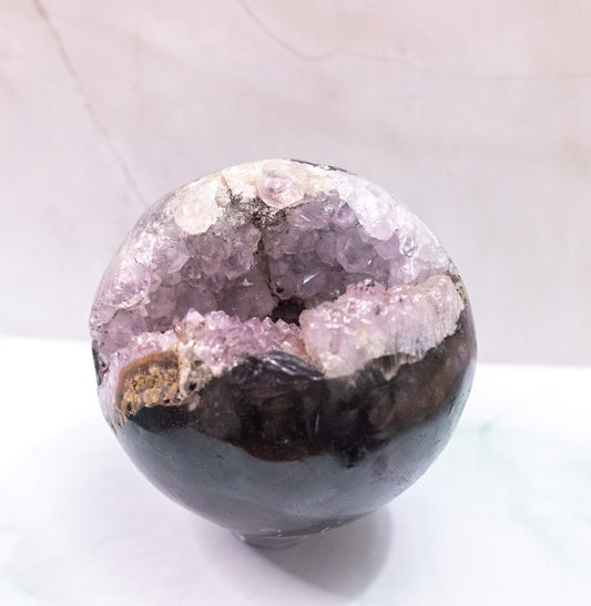 Black Amethyst Sphere - Large