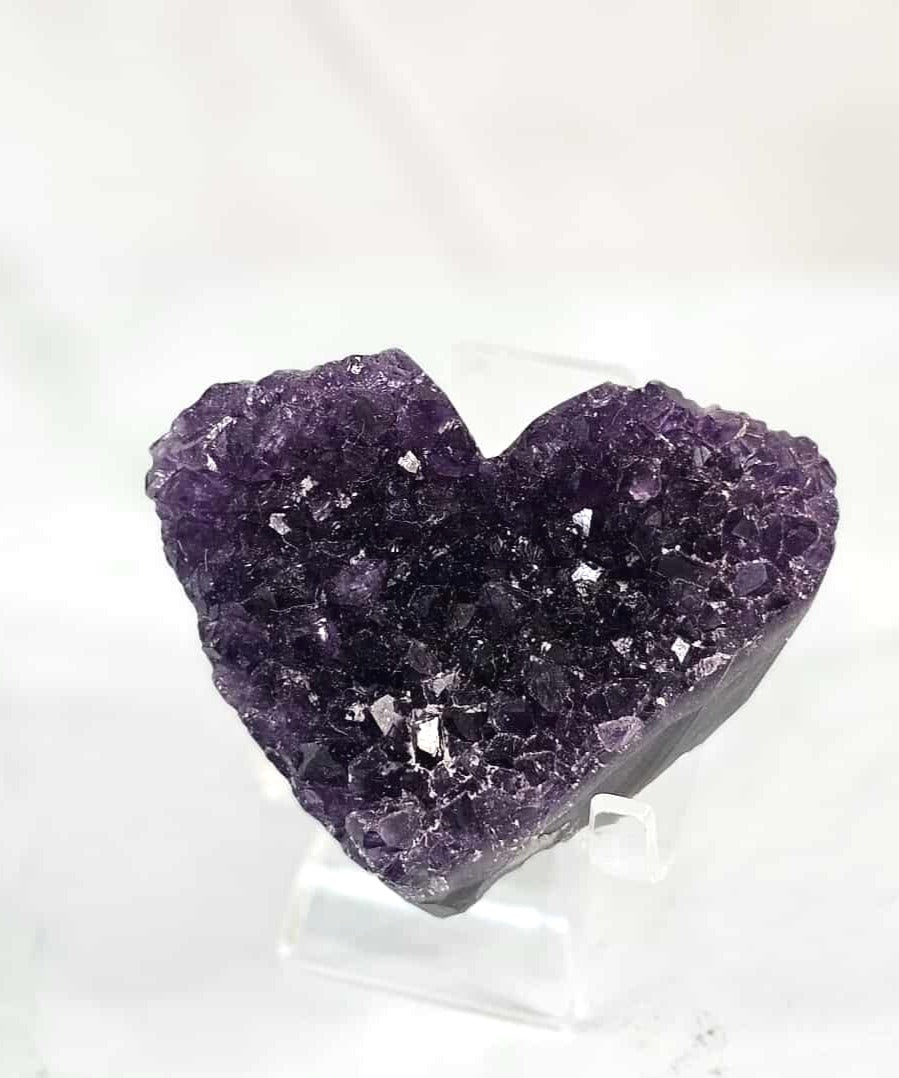 Amethyst Heart Cluster