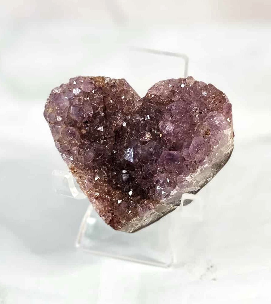 Amethyst Heart Cluster