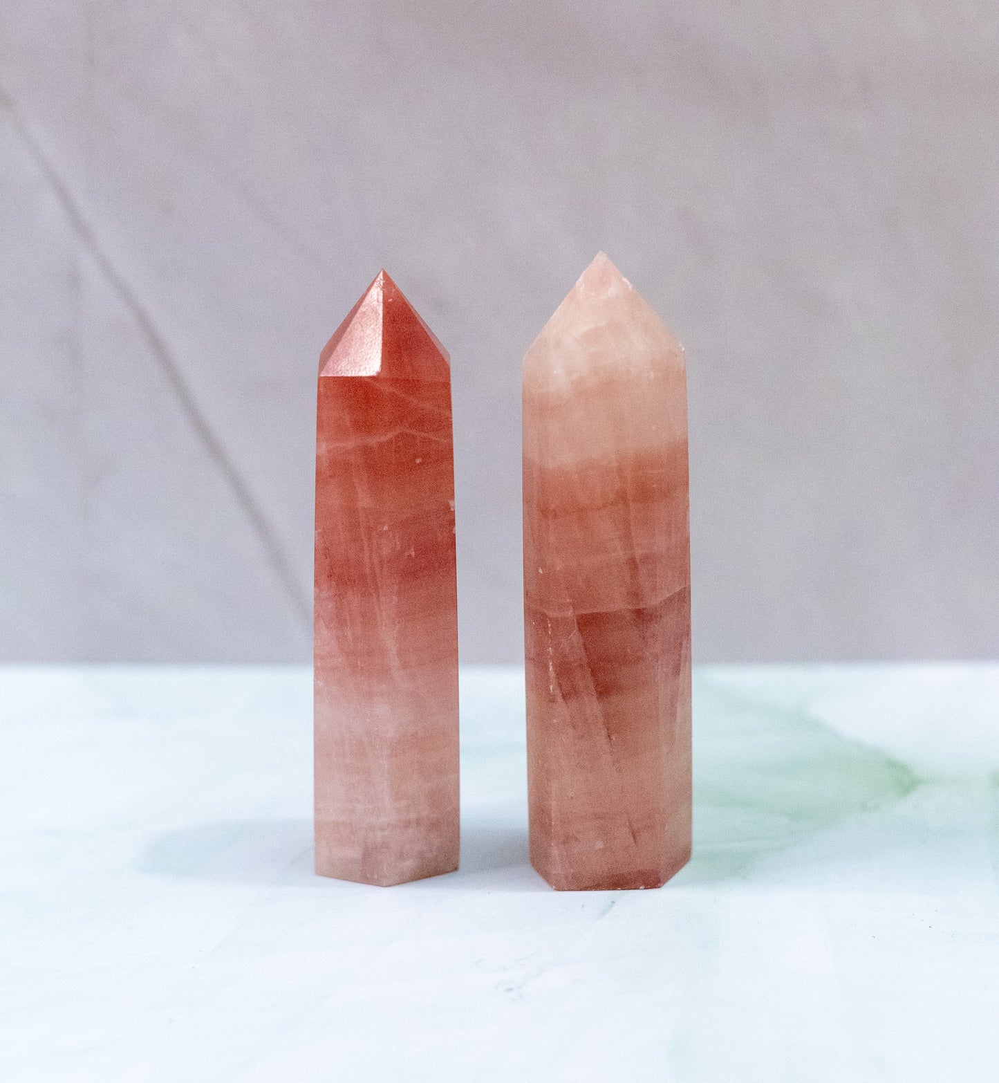 Pink Caribbean Calcite Tower