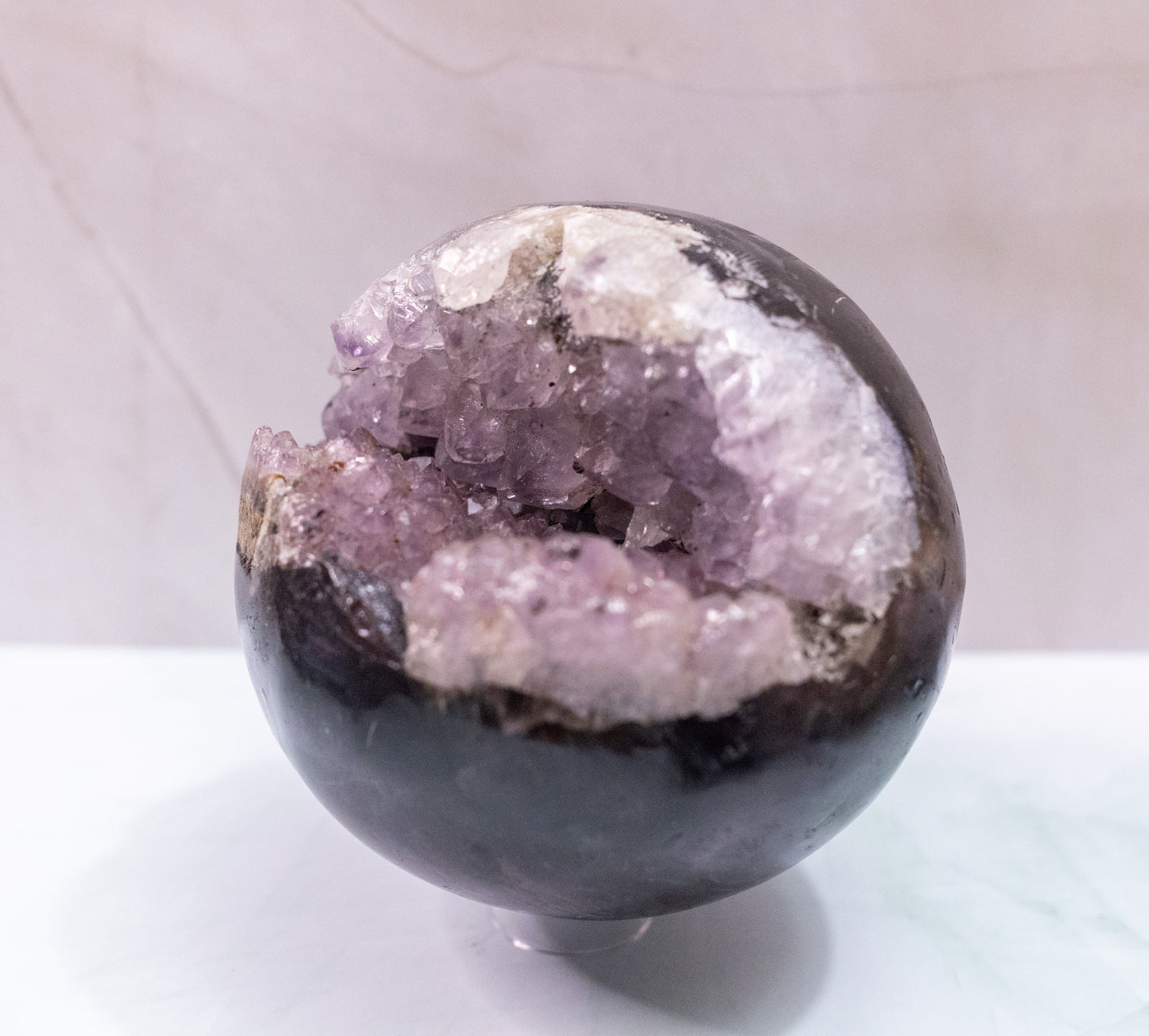 Black Amethyst Sphere - Large