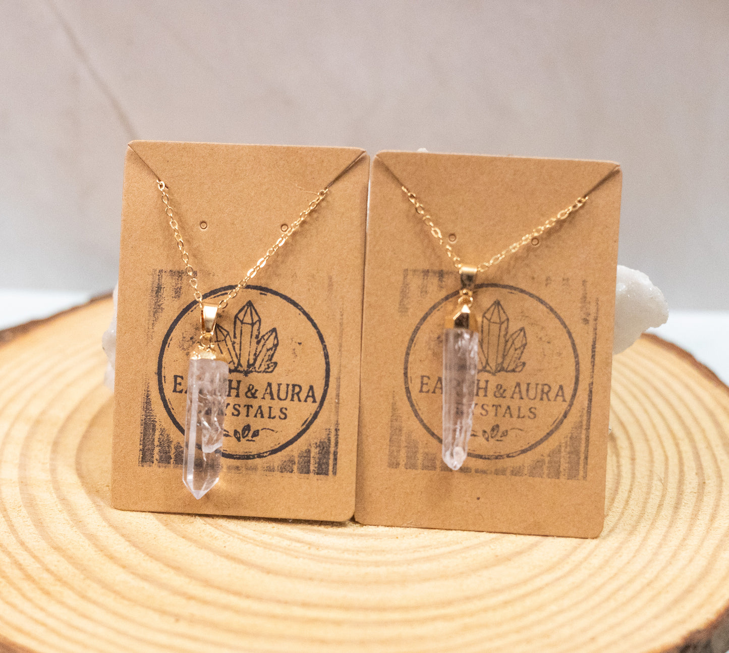 Clear Quartz Necklace - Intuitively Chosen