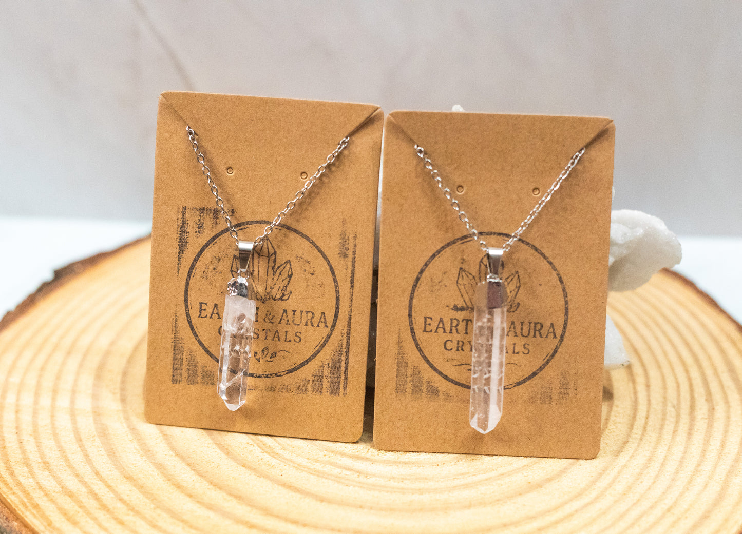 Clear Quartz Necklace - Intuitively Chosen