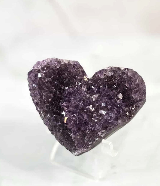 Amethyst Heart Cluster